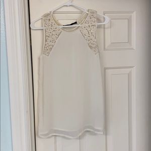 Zara embroidered tank